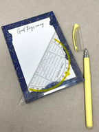 Recycled paper to-do list notepad with decorative border 2
