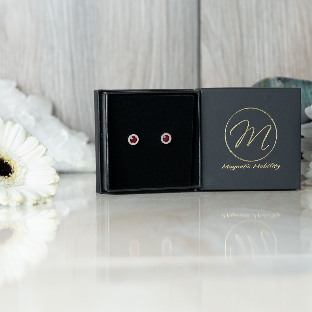 Magnetic Mobility Birthstone Magnetic Stud Earrings