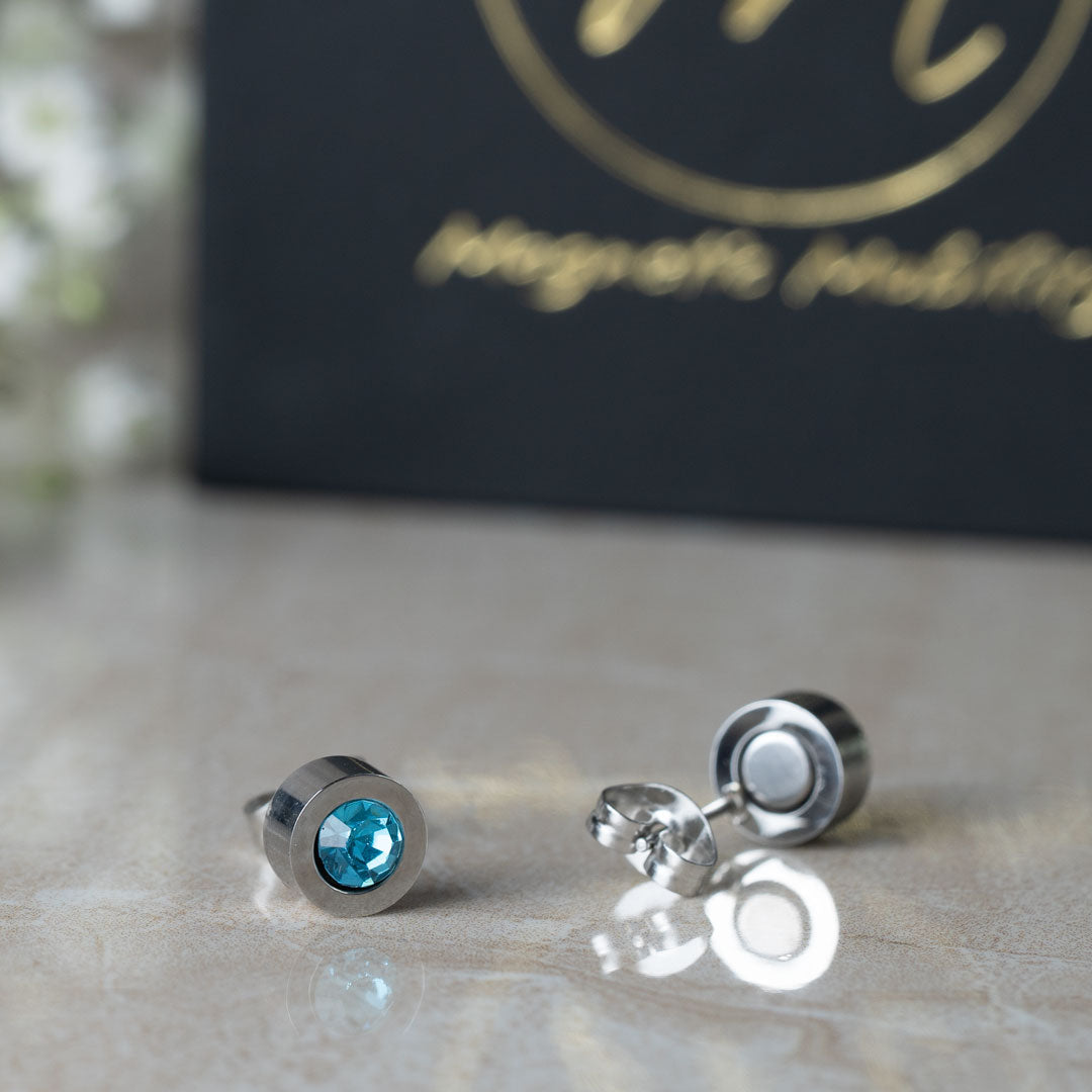 Magnetic Mobility Birthstone Magnetic Stud Earrings