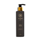 Al Bahri Keratin Shampoo black bottle with gold pump dispenser